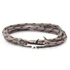 Wiking Style Shark Charm Mankiety Bransoletki Paracord Bransoletka hurtowa