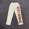 Men s Pants 2023SS Vertabrae Khaki Casual High Street Letter Relief 1 Slim Fit Couple Cotton Sports 231117