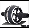 Integriertes Equip Abs Bauchtrainer Rad Silent Roller Arme Rücken Bauch Core Trainer Körperform Trainingszubehör Fitness Eq7526435