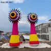 2PCS Inflatable Monster Single Eyes Monsters Pillars Model Balloon Led Lights Glow for Event Decoration