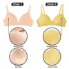 Soutiens-gorge sans couture Soutiens-gorge pour femmes Soutiens-gorge push-up Sans fil Soutien-gorge A B Coupe Sous-vêtements Sexy Bralette Trois quarts (3/4 tasse) Lingerie P230417