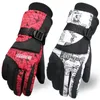 Gants de ski Sport montagne femme neige mitaines polaire chaud femmes gants de Ski hiver extérieur femme Snowboard gant chauffé fille mitaine 231116