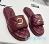 Visserslippers Designer gesp Slides Dames Vakantieslippers Klassieke platte bodem Casual sandalen Mode dames strandsandalen