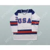 Personnalisé 1980 MIRACLE ON ICE TEAM USA KEN MORROW 3 MAILLOT DE HOCKEY NOUVEAU Top Cousu S-M-L-XL-XXL-3XL-4XL-5XL-6XL