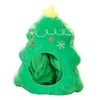 Beanieskull casquettes arbre de noël en peluche chapeau hiver célébration jeu de rôle vêtements Parents enfants Navidad accessoires 167