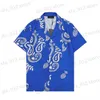 Men's Casual Shirts LUXURY Designer ZA-ra-s Shirts Men's Fashion Tiger Bowling Tshirt Hawaii Floral Casual Silk Shirts Men Slim Fit Short Sleeve Dress Shirt T230417