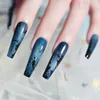 Valse nagels 500 stcs/doos nagelstips Franse kistvormige nep half deksel helder/natuurlijk/witte acryl -uv gel kunst manicure tools