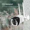 New V380 Pro 3MP Outdoor Wireless IP Camera Security Protection Two Ways Audio Waterproof Smart Home Bullet WIFI Camera Surveillance