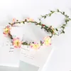 Headpieces Boho Simple Flower Crown för bröllopstillbehör Äktenskap Brudfrisyr pannband Hårkrans