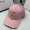 Designer Cucci Fashion Gucc Hat Cap New Summer Alphabet Correct Edition Network Red Korean Edition High Quality Jacquard Mesh