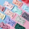 PCS Lot Born Baby Girlbed Bow Bow Bow Bow Knit Kolek szeroki nylonowy elastyczny opaska do włosów Prezent Prezent Po Props Akcesoria330t