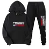 Kvinnors tröja Set New Letter Printing Hoodie Fashion Brand Plush Pants Sport och Foreign Trade Hot Sales-4XL