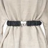 Belts 2023 Winter Women Belt Elasticity Corset For Lady Heart Buckle Waistband Overcoat Casual Black Female Cummerbunds Ceinture