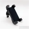 Supports de téléphone portable Supports de moto de vélo universel pour Samsung vélo mobile téléphone portable guidon clip support GPS support de montage DH9OC