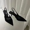 Sandálias femininas sexy vermelho salto alto verão tira confortável de ponta pontia a mulheres moda de moda sloitto sapatos 230417