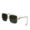 Sunglasses designer New Metal Half Frame Sunglass Personality Square UV Resistant Sun glasses J9OF