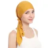 Vrouwen India kralen moslim stretch tulband hoed katoen haar staart hoofd sjaal wrap head banie casual head wrap sjaal