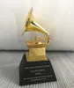 Grammy Trophy Awards Con spedizione DHL con base in marmo nero Premio trofeo Grammy in metallo Premio regalo souvenir2747390