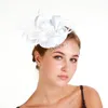 Bérets dame Fedoras chapeau filles maquillage fête femme Style britannique maille coiffure mariée cheveux accessoires chapeaux B-8295