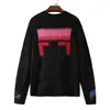 00fwh1te mens sweaters designer sweaters gradient style classic leisure multicolor autumn winter keep warm comfortable sweater fashion pullover