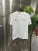 Men's Printed T-shirt Designer T-shirt Round Neck Black white Brown short sleeve Casual 3D letter printing cotton short sleeve