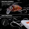 Mini Crank Bait 5pcs Floating Wobblers for Fishing Lure Set of Wobblers Artificial Bait 1.5g Fake Fish Hard Lures Minnow FishingFishing Lures