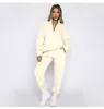 AL-26 Casual Plush Full Zip Yoga Suit Short Loose Fit Sweater Jacket Women's Hooded Fiess Sports Top Long Long