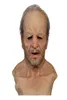 Old Man Fake Mask Lifelike Halloween Holiday Funny Mask Super Soft Old Man Adult Mask Reusable Doll Toy Gift #10 X08034992384