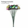 Kwiaty dekoracyjne 50pcs Bed Art Yard Garden Garden Garden Pan Clower Decor Sadzarca na zewnątrz uchwyt domu na sztuczne