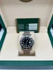Relógio masculino GMT Trabalho 116710LN-0001 40mm Green agulha verde mecânica automática todos os pretos cerâmica de borda safira espelho dobrável fivela impermeável relógios de pulso