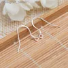 Stud Mibrow 50st/Lot S925 Sterling Silver Earring Hooks KC Gold Silver Ear Studs Ear Hooks Wire For Earrings Smycken Making FindsL231117