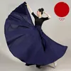Abbigliamento da palcoscenico Gonna da flamenco da 540/720 gradi Abito da danza spagnola per danza del ventre Vestito da grande swing Performance Gypsy