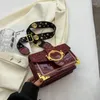 Evening Bags Trendy Wide Strap Shoulder For Women 2023 Luxury Shiny Handbag Purse Retro Patent Leather Crossbody Bag Mini Lady Phone