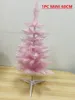 Kerstdecoraties Mini 60/90 cm roze boom Decoratief groen plantjaar Xmas Gift Home Office Mall El Garden Cabinet Decoratie