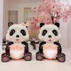 Bloques de construcción de animales creativos, bloques de diamantes de Panda bonitos, juguetes para niñas y niños, regalo de cumpleaños, juguetes de construcción de ladrillos DIY