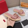 2023 Women's Sandals Slippers Iconic Slippers Grain cowhide sexy casual sandals summer designer luxury fashion women's beach flat flip flops