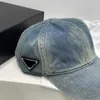 Ball Caps Designer 2023, den gamla Wash Jeans Baseball Cap Triangle -logotypen för detta par MQJ9