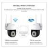 New 5MP PTZ WiFi IP Camera AI Human Detection Color Night Vision Audio Video Surveillance Wireless Outdoor Security CCTV Cameras