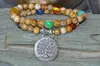 Strand Tree Of Life 54 Mala Perles Wrap Bracelet Méditation Mantra Prière Chakra