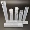 Emballage de cartouche de vape de tube en PVC 0,5 ml 0,8 ml 1,0 ml 510 Taille du chariot 87 mm * 16 mm Tube en plastique à l'épreuve des enfants 71 mm * 16 mm Réservoir résistant aux enfants Personnaliser disponible