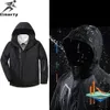 Skianzüge Wasserdicht Winddicht 3 in 1 Jacke Ski Snowboard Bekleidung Skibekleidung Damen Winter Warme Ski Hoodie Set 231116