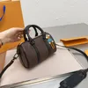 Petit sac à bandoulière pour femme, sac d'oreiller, sac de voyage souple, sac à main en cuir noir mat, sac à main imprimé médiéval, broderie de haute qualité 2023