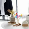 Decoratieve bloemen Diffuser Sticks Bloem Reed Aroma Oil Stick Reeds Essentiële vluchtige houten geurset Bloemen Rattan Rose