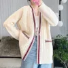 Damen Jacken Sandro Beige Wollstrickjacke für Damen mit Metallknopf | Größe S-L