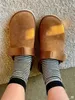 Designer Gold Star Slippers Boston Clogs Gold Star Beach Sandals Cross Slide Women Men clog Fall Mustard seed chestnut winter and summer slippers