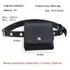 Evening Bags Women Fashion Waist Pack PU Fanny Simple Womens Gift Belt Bag Phone Chain For Lady Casual Female Purse Black 231117