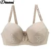 Bras New Sexy Full Cup Push szie bielizna moda damska solidna regulacja bielizny Hook i oczy Kobietowe damskie damki stanik p230417