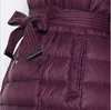 Piumino da donna Bnag Moda Piumino lungo da donna Piumino d'anatra Cappotto invernale Donna Piuma Calda giacca a vento sottile Capispalla con cappuccio femminile 231116