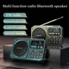 Mobiltelefonhögtalare Sansui F22 Radio Wireless Bluetooth Speaker Portable HiFi Card Speaker Digital Multimedia Music Houdspeaker Outdoor Camping Q231117