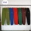 Tasarımcılar Sıradan Pantolon Erkek Pantolonlar Sweetpants Rhude Moda Br Nakış Mektubu Drawstring Pants Ins High Street Rahat Erkek Kadınlar Autumnwinter Velvet Kravat Ayakları